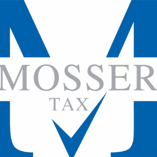Mosser Tax-Transparent BlueGrey Logo